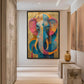 Hindu God Ganesh Abstract Art Digital Print