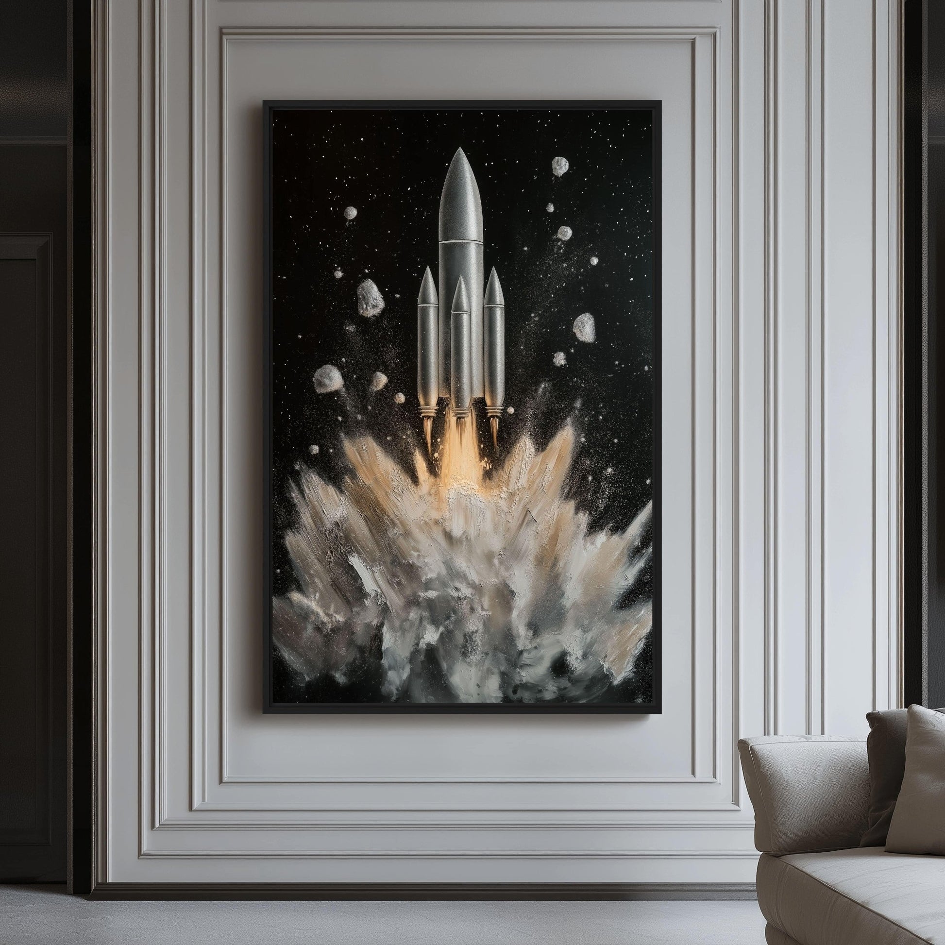 Rocket Take Off Space Art Digital Print