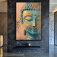 Buddha Pastel Colors Framed Canvas - PaintFu