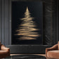 Christmas Tree Luxury Art Framed Canvas