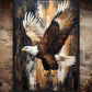 Bald Eagle Rustic Art Digital Print