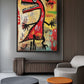 Dinosaur Basquiat Style Art Digital Print
