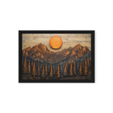 Landscape Wood Art Digital Print