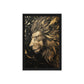 Golden Majestic Lion Art Digital Print