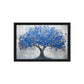 Blue Tree Modern Art Digital Print