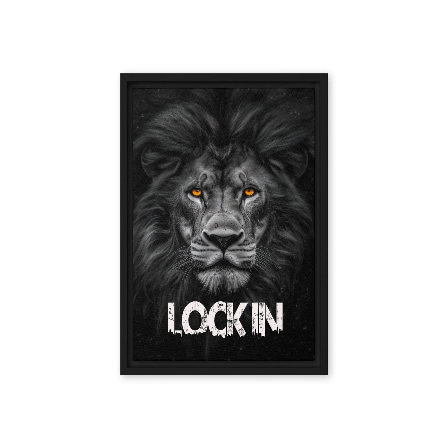 Lion Motivational Art Digital Print