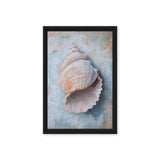 Seashell Nautical Art Framed Canvas