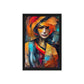Woman Colorful Abstract Art Digital Print