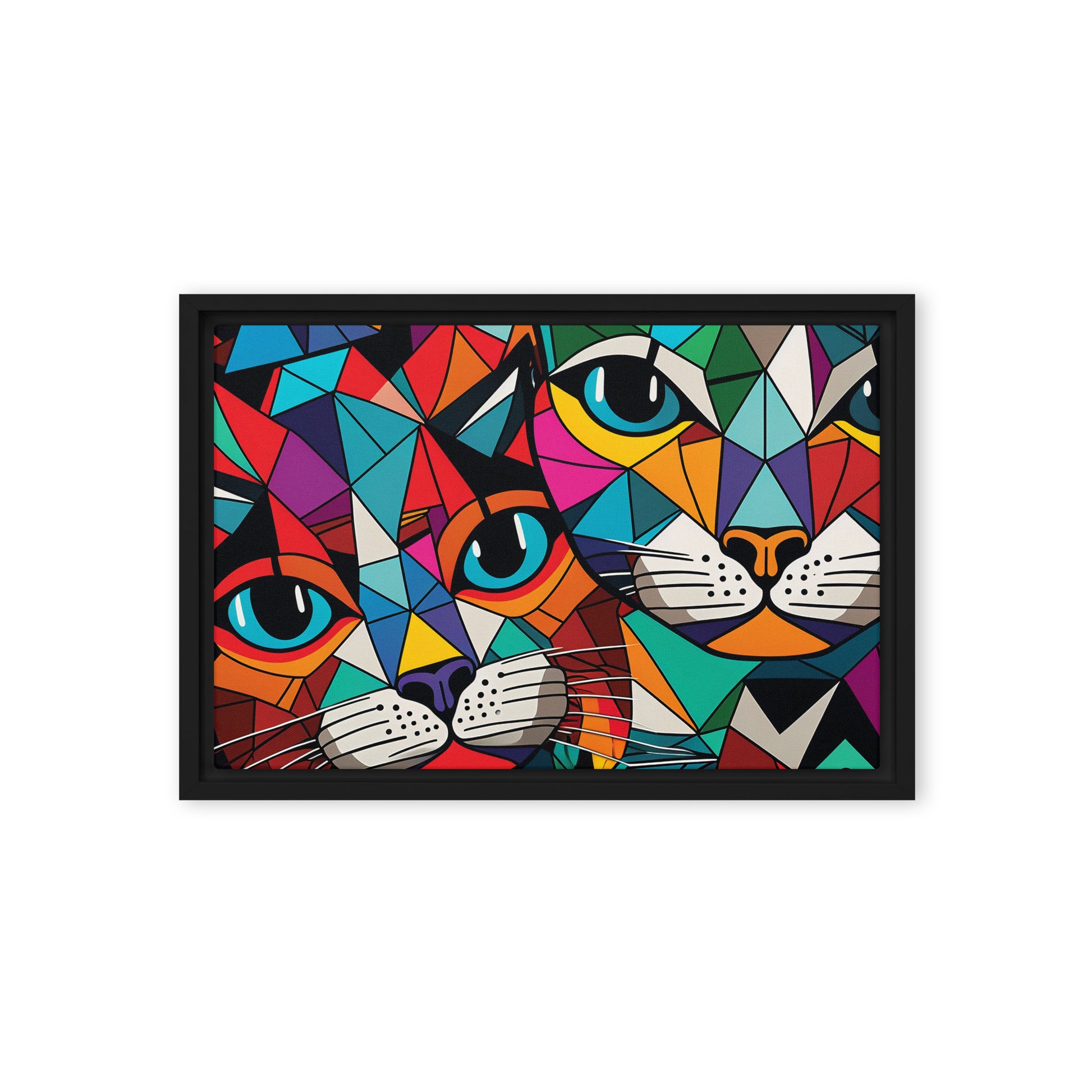 Cats Mosaic Art Digital Print