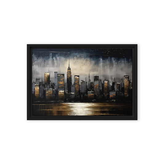 New York Cityscape Art Digital Print