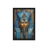 Tutankhamun Pharaoh Egypt Art Framed Canvas