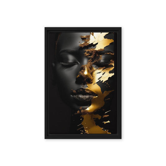 African Woman In Gold Art Digital Print