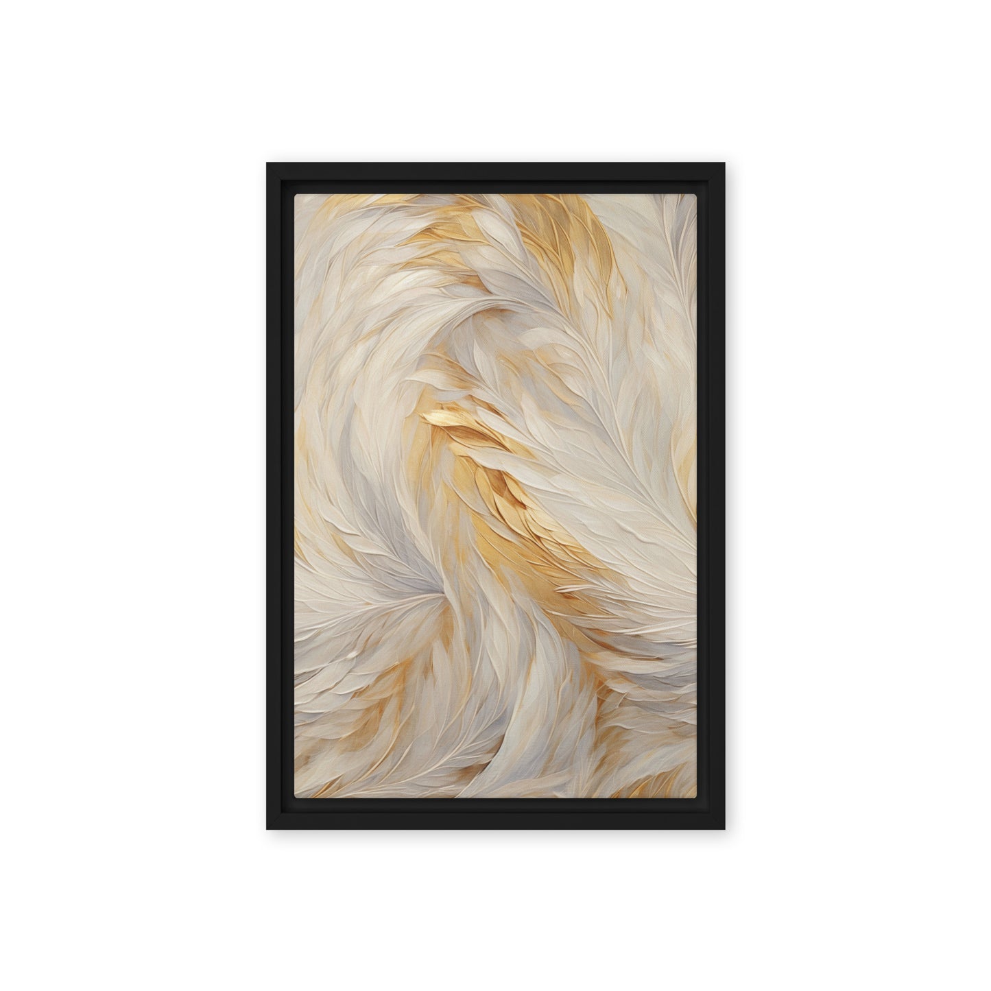Feathers Fine Art Framed Canvas