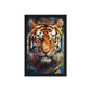 Colorful Tiger Modern Art Digital Print