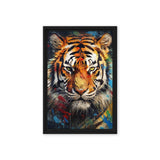 Colorful Tiger Modern Art Digital Print