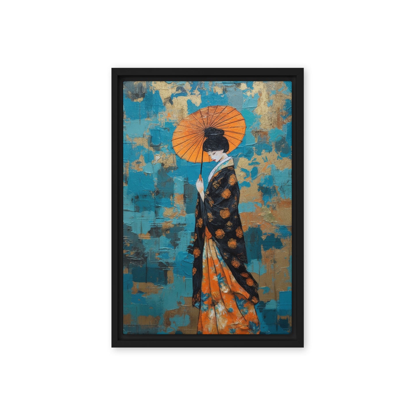 Feminine Geisha Japanese Art Digital Print