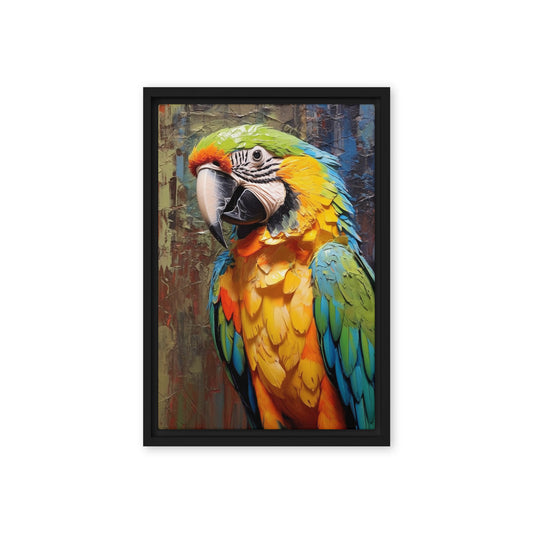 Colorful Macaw Parrot Art Digital Print