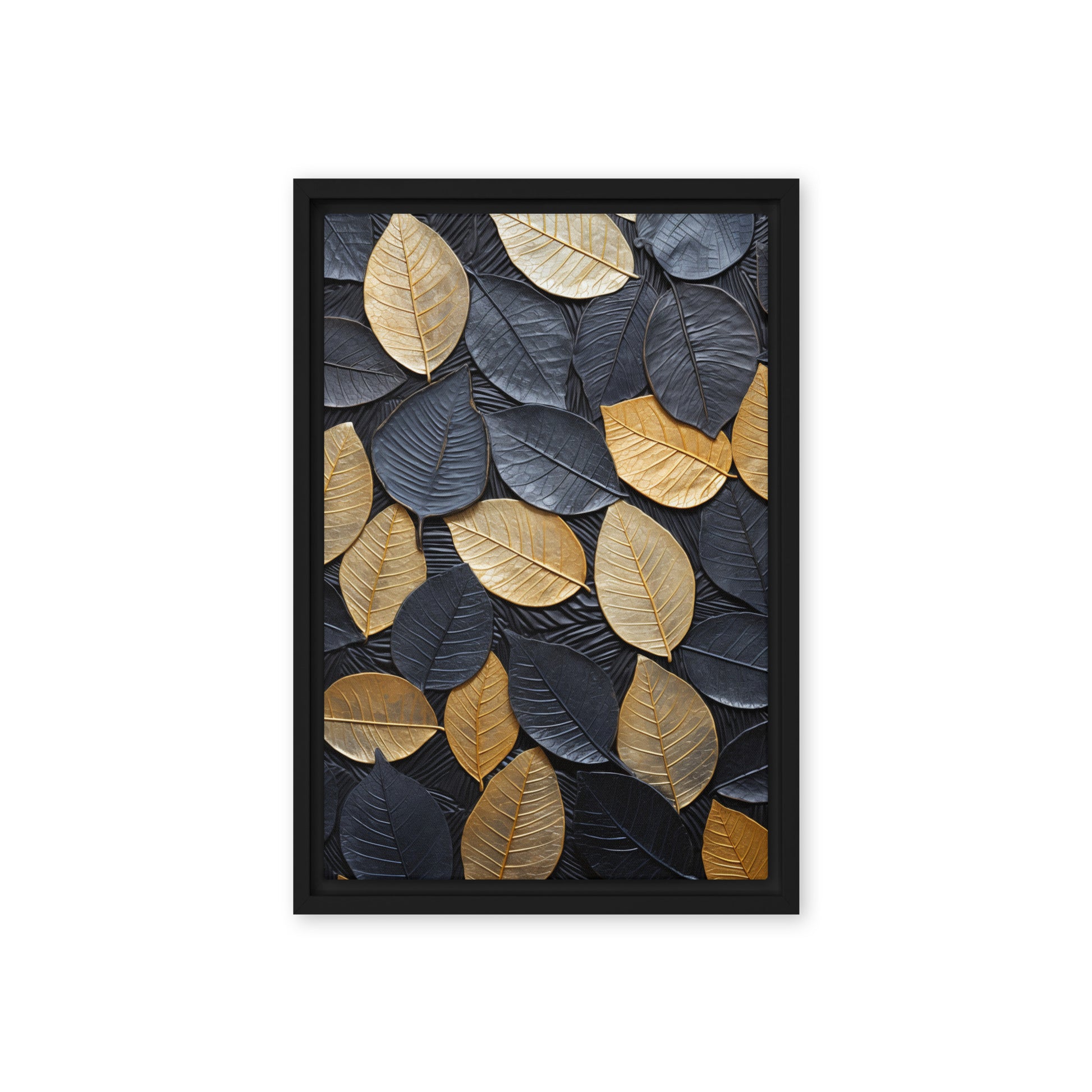 Leaves Luxury Art Framed Canvas