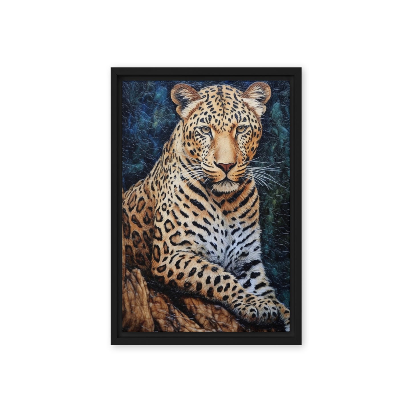 Leopard Mosaic Art Digital Print