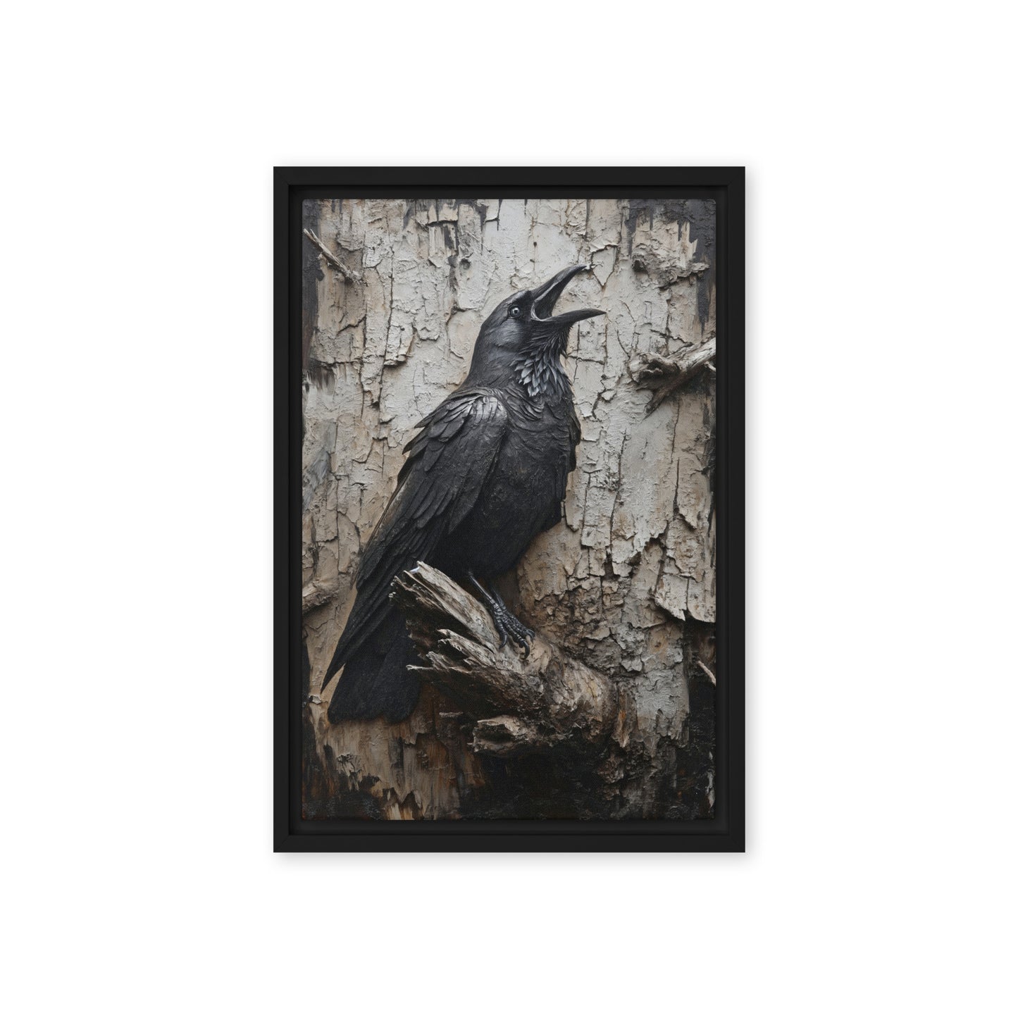 Black Crow Gothic Art Digital Print