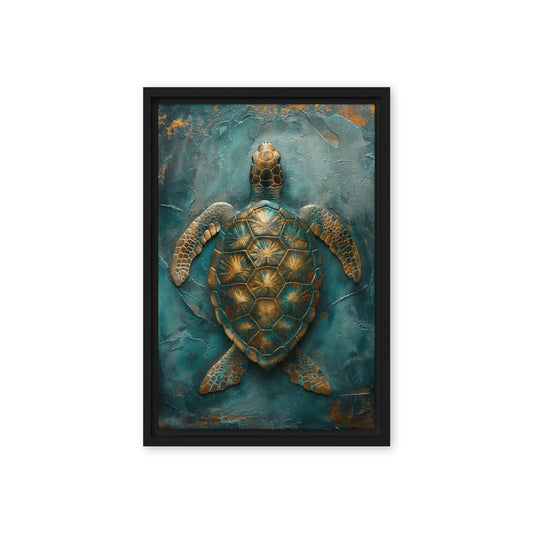 Turtle Modern Art Digital Print