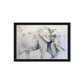 White Elephant Modern Art Digital Print