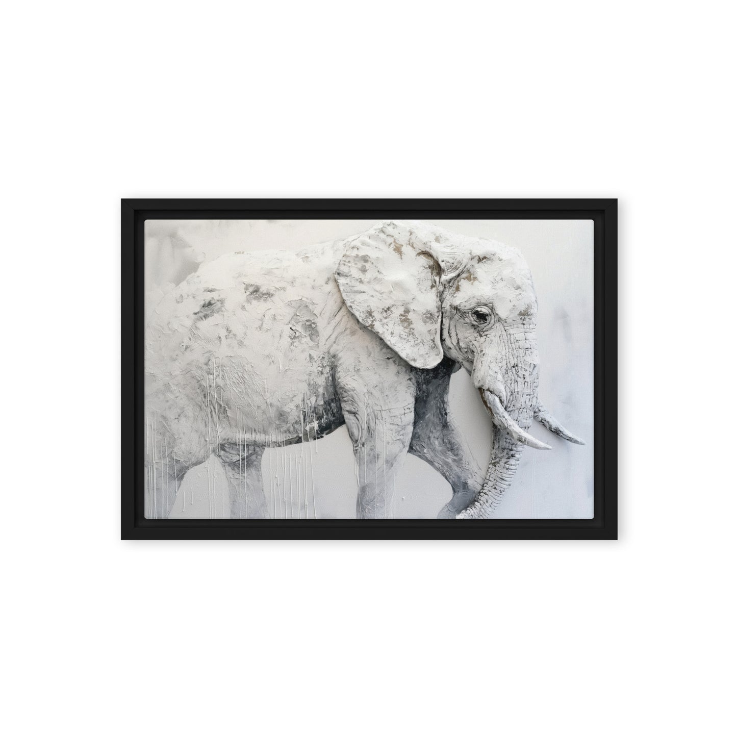 White Elephant Modern Art Digital Print
