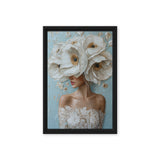 Woman Flowerhead Modern Art Digital Print