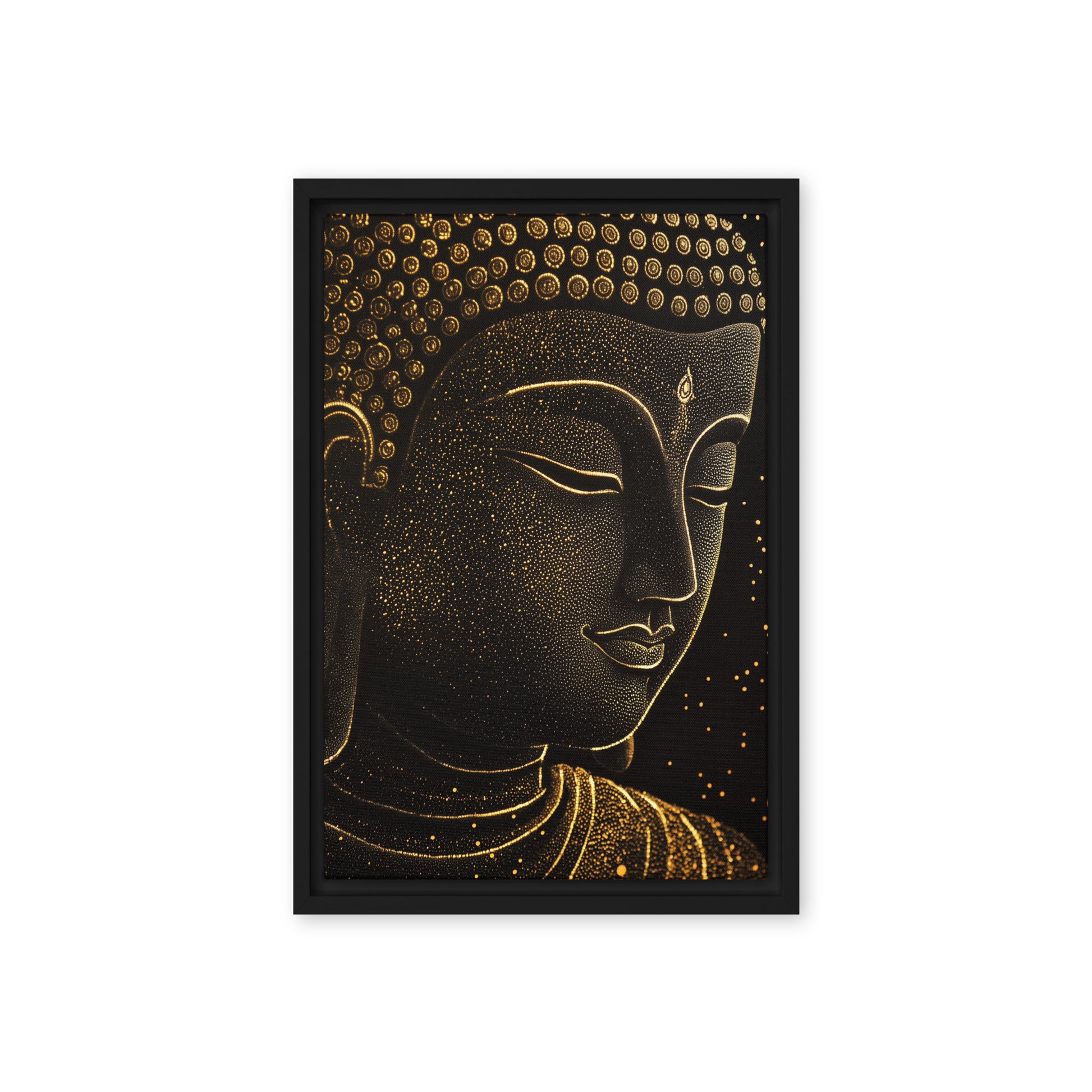 Buddha Spiritual Art Framed Canvas
