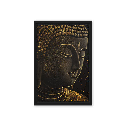 Buddha Spiritual Art Framed Canvas