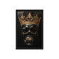 Skull with Golden Crown Gothic Art Digital Print