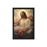 Jesus Christ Among Flowers Religious Art Digital Print
