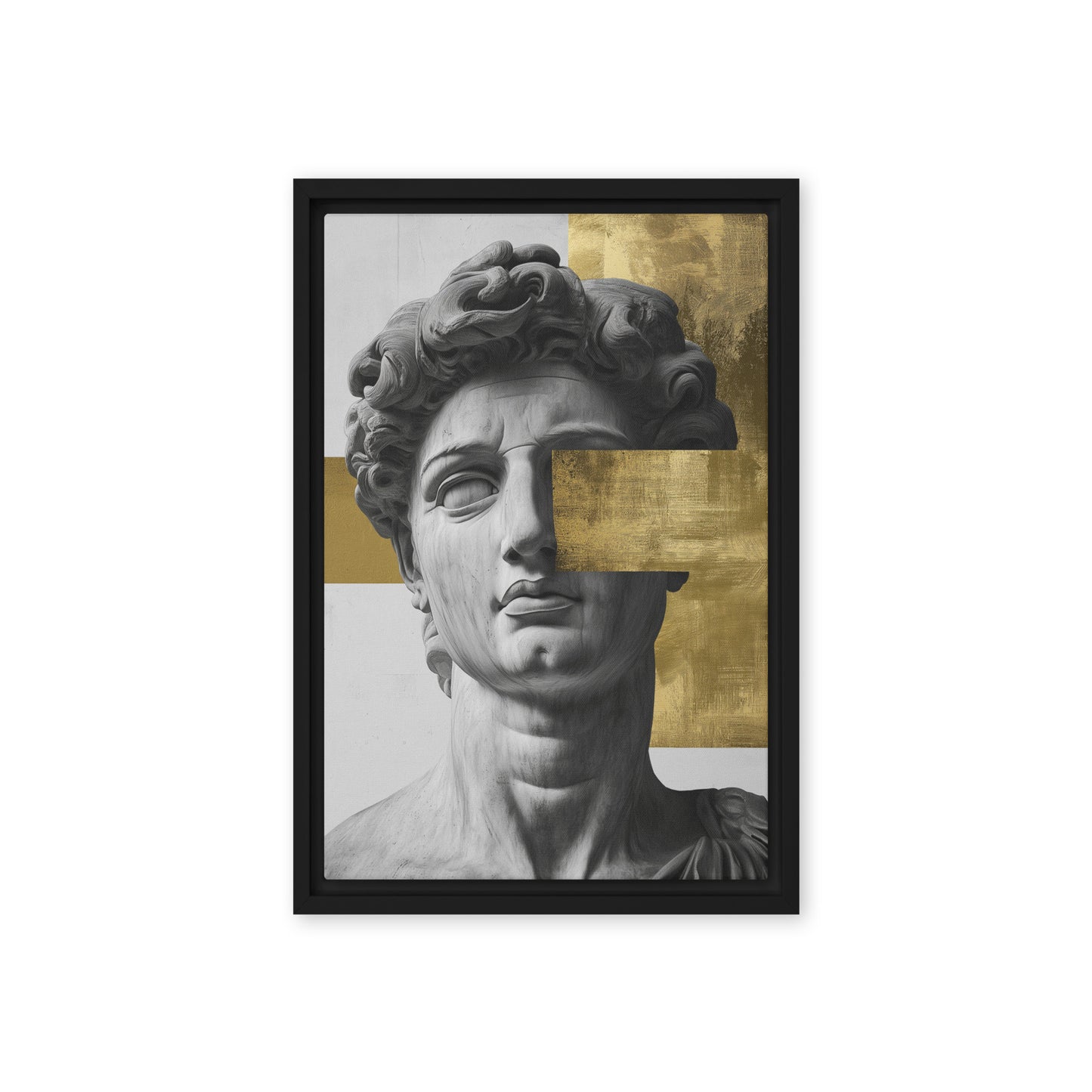David Sculpture Greek Mythology Art Digital Print