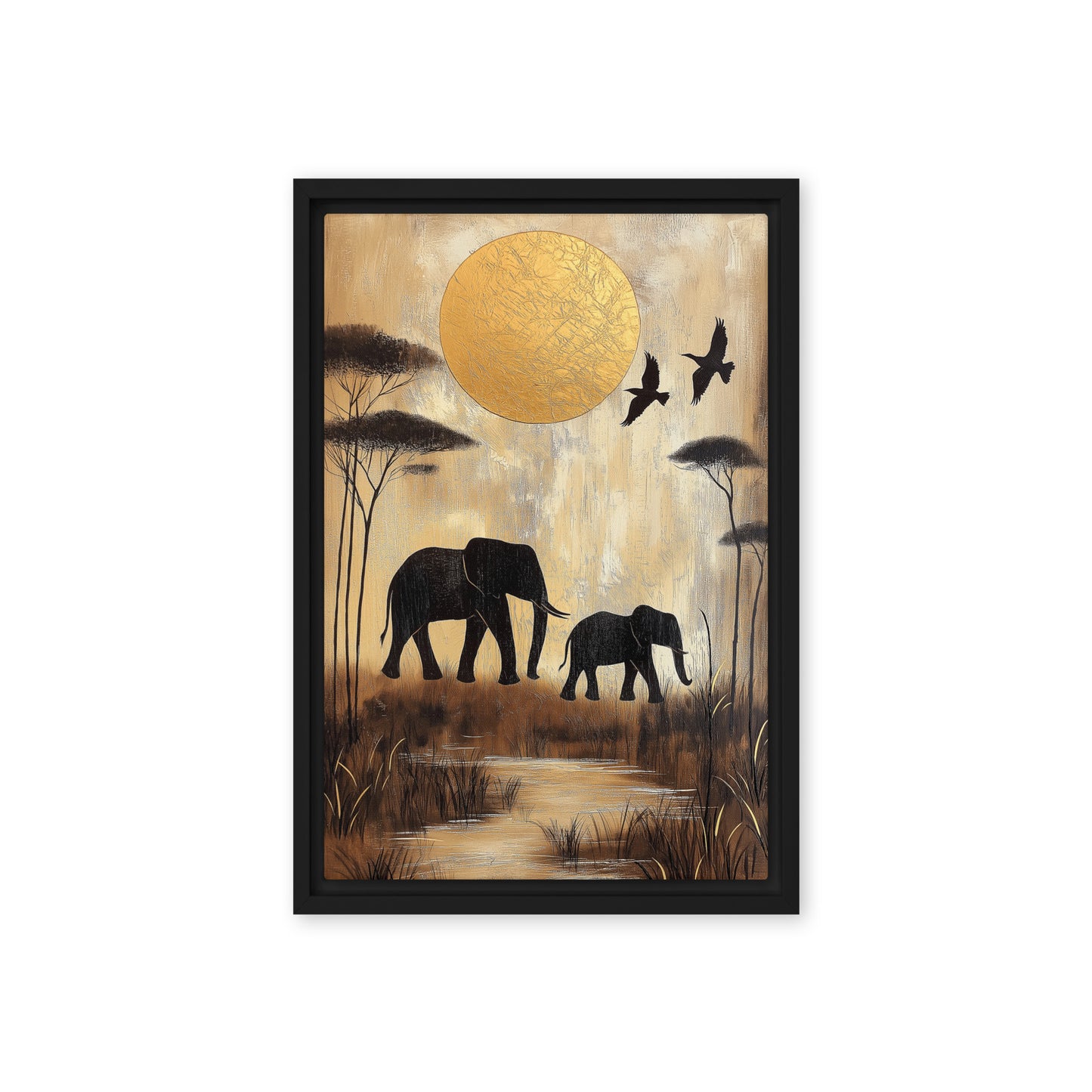 African Landscape Art Digital Print