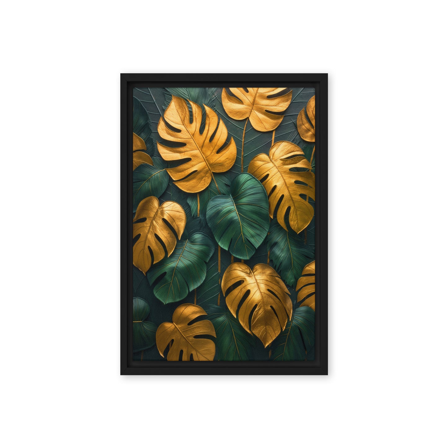 Monstera Leaves Floral Art Digital Print