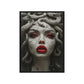 Mesmerizing Medusa Gorgon Framed Canvas