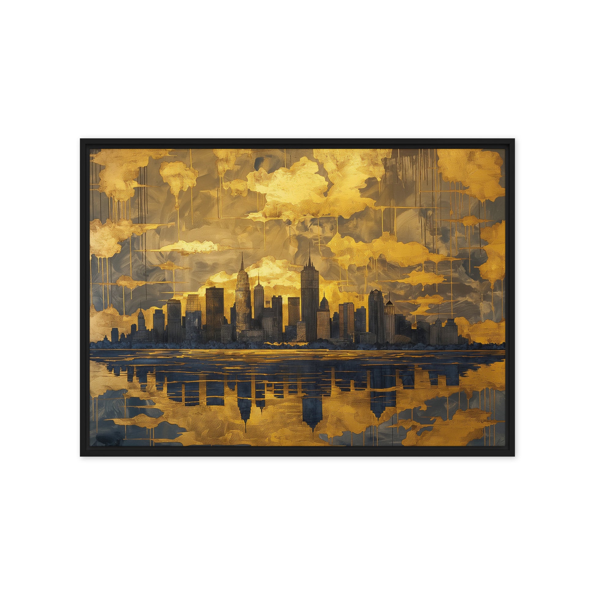 Stunning New York Cityscape Framed Canvas