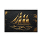 Sail Ship Nautical Art Framed Canvas