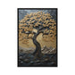 Tree Landscape Art Framed Canvas