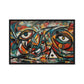 Picasso Style Art Framed Canvas