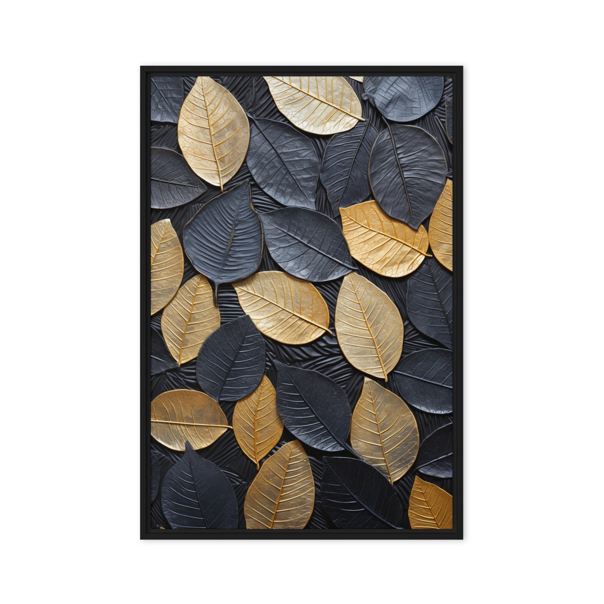 Leaves Luxury Art Framed Canvas