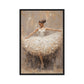 Ballerina Modern Art Framed Canvas