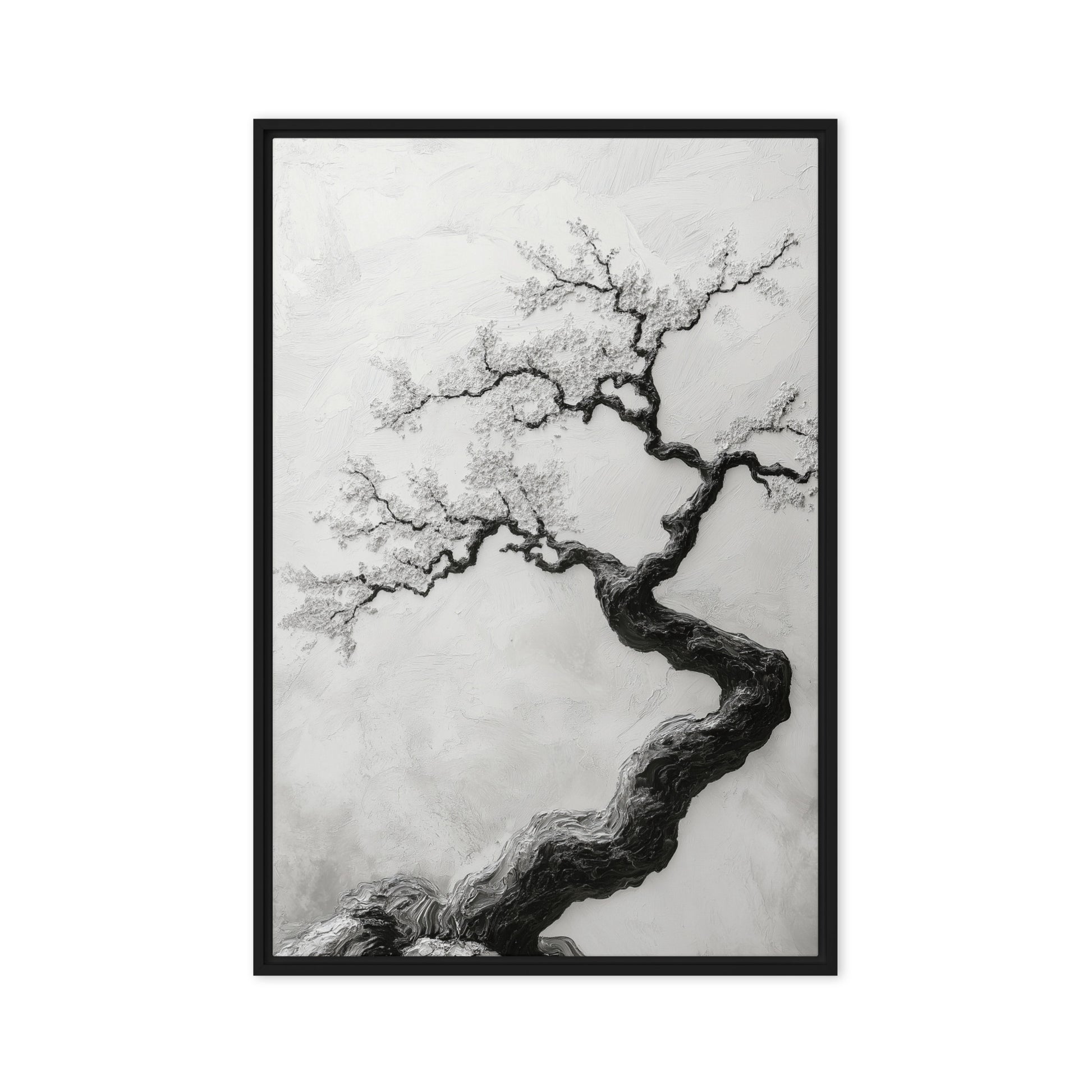 Sakura Wabi Sabi Art Framed Canvas