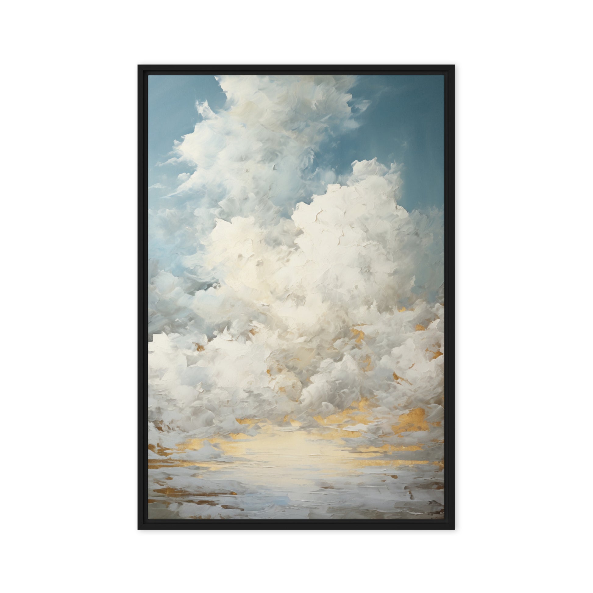 Beautiful Clouds Framed Canvas