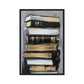 Stack of Books Modern Art Framed Canvas
