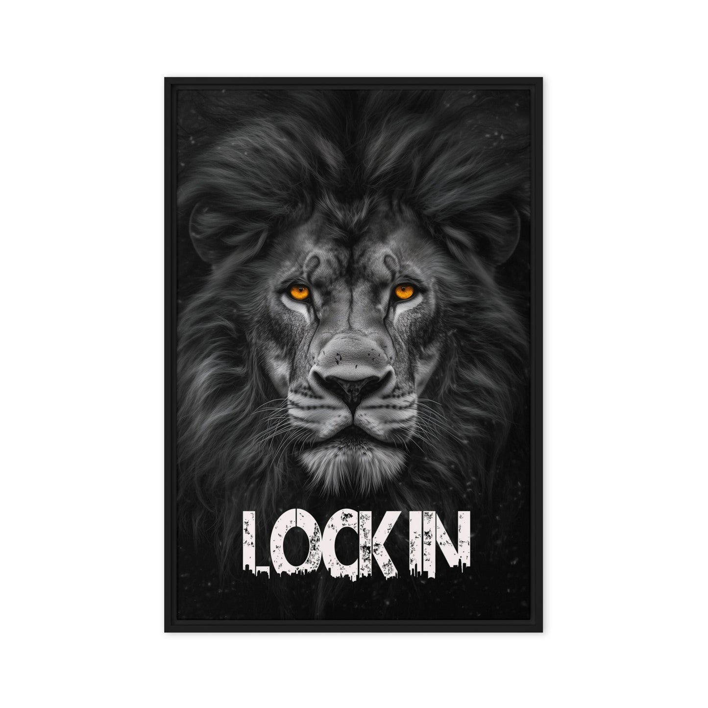 Lion Motivational Art Digital Print