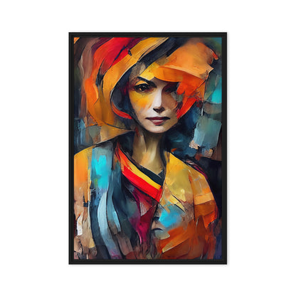 Woman Colorful Abstract Art Digital Print
