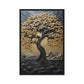 Tree Landscape Art Framed Canvas