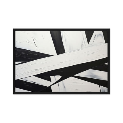Black White Geometrical Art Digital Print
