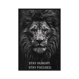 Lion Motivational Art Framed Canvas